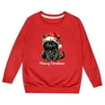 thumbnail image 4 of PMVFHDE Chandail à Capuchon et Chandails en Molleton pour Filles Noël Mode Décontractée Imprimé Manches Longues Col Rond pour Filles - et Vêtements Confortables, 4 of 4