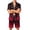 Red #20, variant on DORKASM Halloween Matching Pajamas for Men Pj Sets Bat Pumpkin Print Button Down Sleepwear Yellow M
