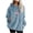 Blue, variant on Christmas Womens Fuzzy Hoodies Oversized Sherpa Pullover Hoodie with Pockets Fluffy Fleece Sweatshirt Outwear, L White