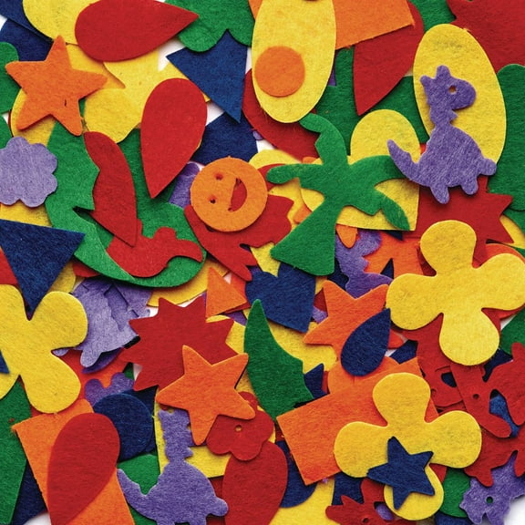 Colorations Felt Shapes - 500 Pieces