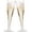 Clear, variant on 100 Plastic Champagne Flutes - 5 Oz Disposable Gold Glitter Champagne Glasses for Parties, Mimosa Bar, Events, Wedding and Shower Party Supplies - Toasting Cocktail Cups