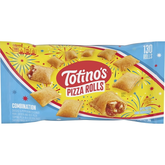 Totino's Combination Pizza Rolls Snacks, 130 Rolls (Frozen)