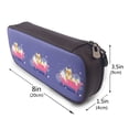 thumbnail image 3 of Lsque Dog Washes in a Pink Bath Printed Big Capacity PU Leather Pencil Case Large Pencil Pouch Stationery Pen Bag Pencil Holder for Teen, 3 of 6