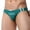 Green, variant on FAMTKT Men's Swimming Trunks Briefs, New Men's Boxer Briefs Swimming Swim Shorts Trunks Swimwear Pants Ny/S, Sexy Bikini Swimming Briefs