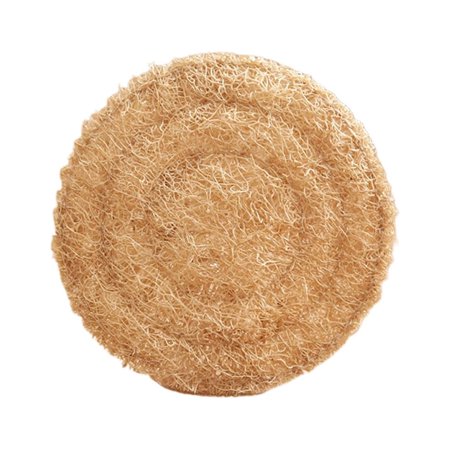 

Handmade Loofah Pot Cushion Coaster Cup Holder Placemat Cup-mat 8cm for Home