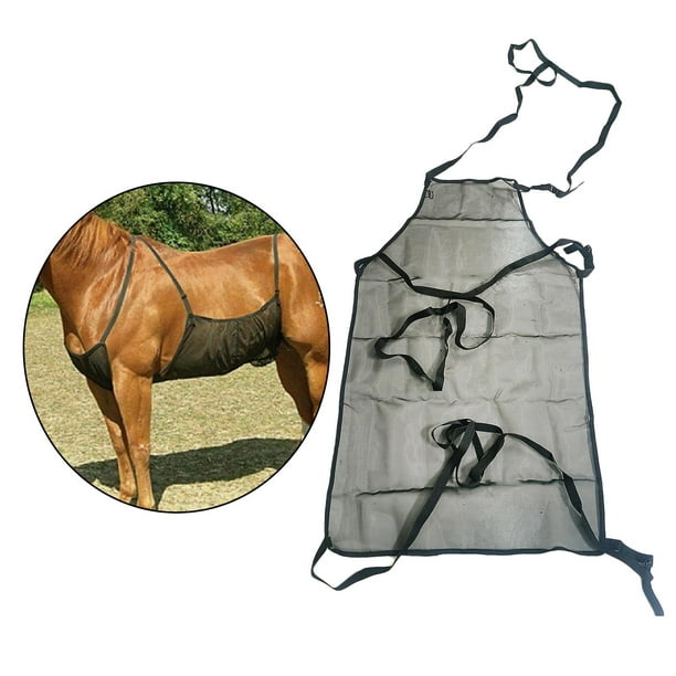 koolsoo Durable Horse Fly Sheet Mesh Breathable Belly Guard Abdomen Outdoor  Comfortable Coverage Rug Protector Abdomen Blanket 