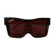 thumbnail image 2 of Control De Aplicación De Anteojos LED Bluetooth Para Raves Fun Flashing Display Texto Rojo Sunnimix cosplay anime bluetooth, 2 of 8