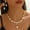 Set 01, variant on Faty-T Bride Silver Bridal Necklace Earrings Set Crystal Wedding Jewelry Set Rhinestone Choker Necklace for Women and Brides