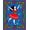 Blue, Pattern 1, variant on ODIKA 4'x6' Machine Washable Non-Slip Area Rug, Enchanted Fairy Garden Latch Hook Kit with Magical Flowers and Butterflies High Traffic Rug, Pink, 645900