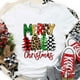 thumbnail image 2 of Camiseta de Feliz Navidad para mujer, camisetas de Hip Hop, ropa femenina con gráfico de dibujos animados, camisetas de manga corta Y2k a la moda, ropa estética, 2 of 5