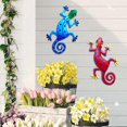 thumbnail image 3 of Gecko De Metal,Decoración De Pared De Gecko De Metal Lagarto De Metal Decoración De Valla para El Hogar Obra De Arte Arte De Pared De Gecko Adornos De Jardín De Gecko Decorativo De Pared Al, 3 of 5