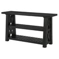 thumbnail image 3 of Martin Svensson Home Bolton 55" Solid Wood Sofa Table Black Stain, 3 of 7