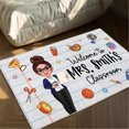 thumbnail image 4 of Teacher Welcome Classroom Door Mat with Crayon Design Back To School Entrance Floor Rug for Educational, 4 of 5