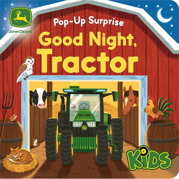 John Deere Kids Pop-Up Surprise Good Night, Tractor (Board Book)