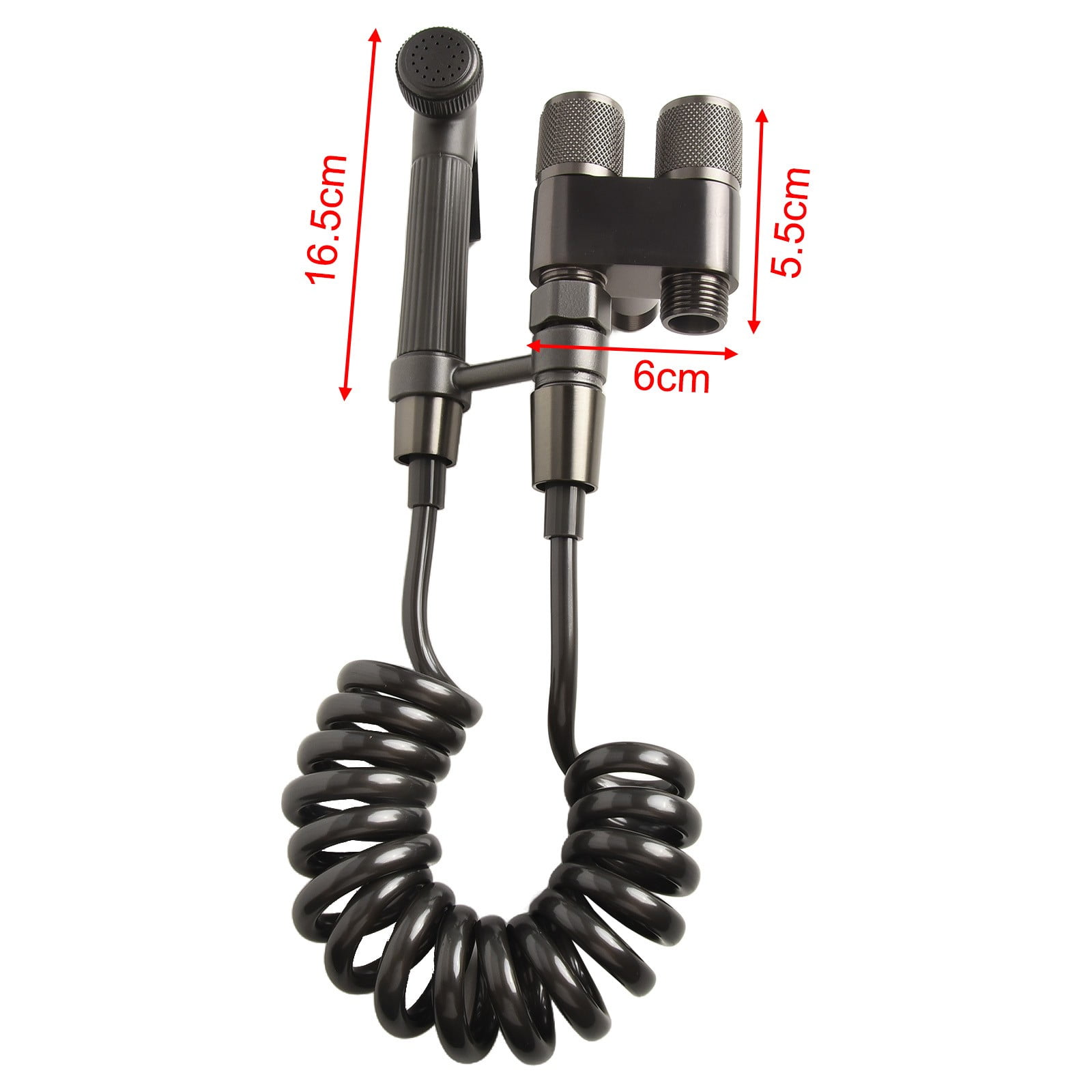 Dual Control Valve Draagbare Bidet Spuitpistool Draagbare Schoonmaken