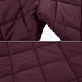 thumbnail image 6 of LYSMORA 2026 Men's Quilted Bomber Jacket, Ribbed Trim Zipper Side Pockets Loose Fit Warm Padded Casual Outerwear, 6 of 6
