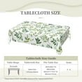 thumbnail image 5 of Green Leaves Tablecloth Watercolor Aesthetic Leaves Rectangle Tablecloth Plants Botanical Foliage Style Table Cover 60×84 Inch Washable Table Cloth for Kitchen Dining Room Party, 5 of 7