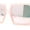 All Pink, variant on Womens Chic Designer Fashion Luxury Oversize Sunglasses White - Black