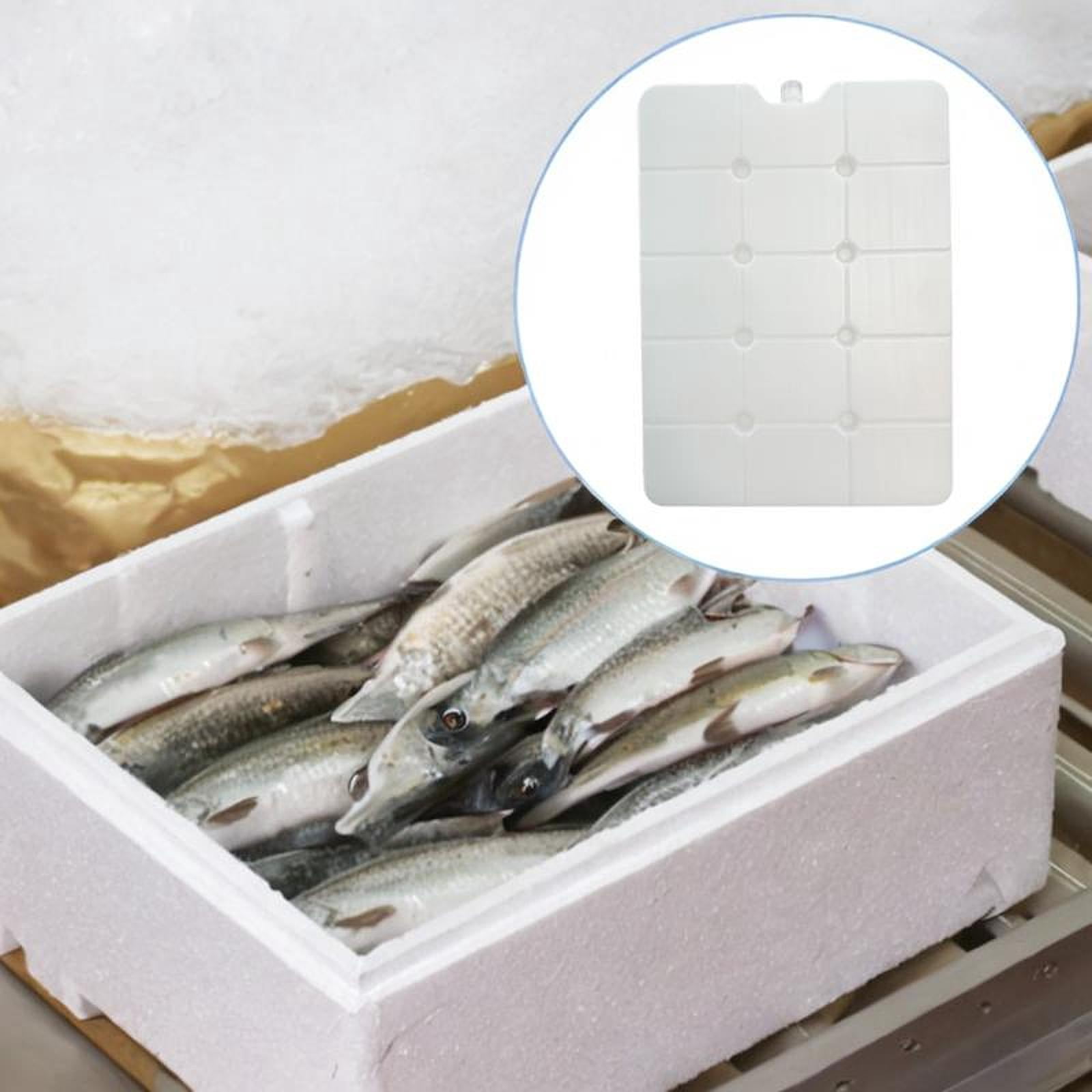QccHieUs Ice Block Ice Pack for Coolers Lightweight Rectangular Portable Reusable Freezer 1400g