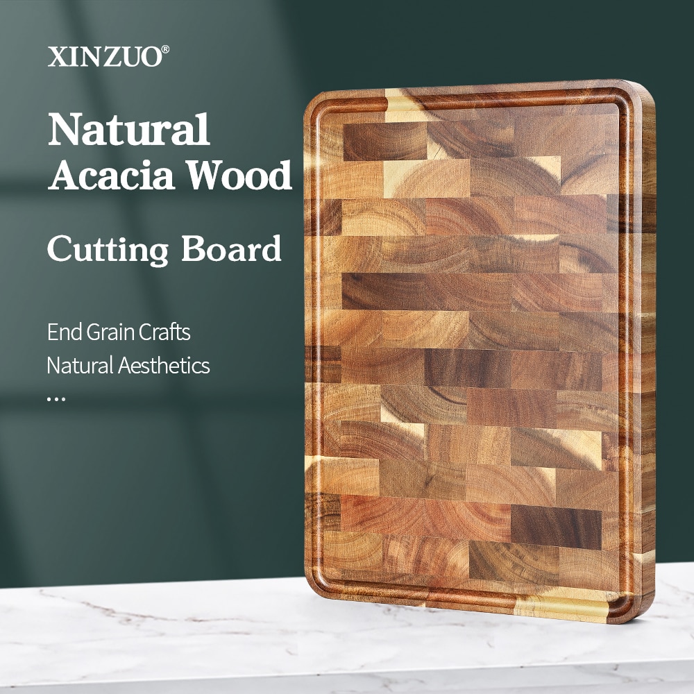 kitchenware Chopping Board Acacia Wood End Grain Cutting Boards Butcher