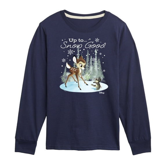 Disney Bambi - Christmas - Up To Snow Good - Toddler & Youth Long Sleeve Graphic T-Shirt
