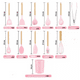thumbnail image 2 of Juego Utensilios de Cocina Kitchen Home Rosa Madera de Silicona 12 Pza, 2 of 8