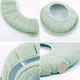 thumbnail image 3 of Almohadillas de cubierta de asiento de inodoro de tela lavable y elástica, más gruesas y suaves para baño, 4 Uds. Cubierta de asiento de inodoro Adepaton 2035100-3, 3 of 9