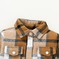 thumbnail image 4 of Younger Tree Toddler Boy Girl Fall Flannel Shirt Kid Baby Long Sleeve Button Down Plaid Shirts for 12-18 Months, 4 of 8