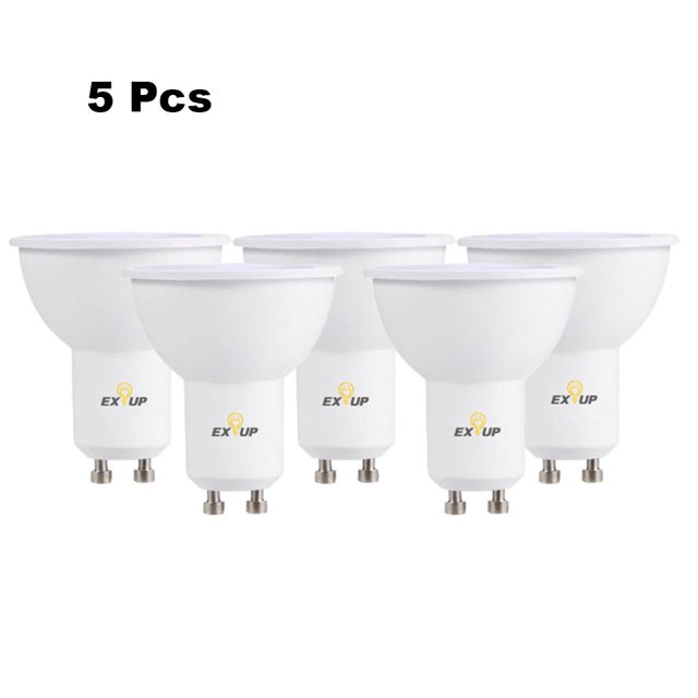 220-240V Bombillas de luz LED 7W GU10 Bombilla de foco LED Lámpara Globo Bombillas de luz LED esmerilado