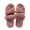 Pink, variant on Women's Open Toe On Shoes Cozy Fall Winter Indoor Outdoor Comfort Slides