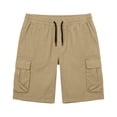 thumbnail image 6 of Jsaierl Cargo Shorts for Men Big and Tall Multi Pockets Shorts Outdoor Combat Shorts Loose Workwear Cargo Shorts with Drawstring, 6 of 7