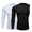 02# White, variant on IhhxPro Men's Moisture-Wicking Long Sleeve Tee Fitted Performance Muscle Shirt Quick Dry Lightweight Athletic Gym Workout Top Slim Compression Base Layer S-3XL