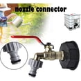 thumbnail image 4 of Robinet de Réservoir 1000L Robinet de Récolte d'Eau de Pluie, Adaptateur de Réservoir d'Eau 1/2 Pouces IBC Double, 4 of 5
