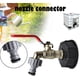 thumbnail image 2 of Grifo Depósito 1000L S60X6 Conexión IBC Grifo con conexión de manguera de 1/2", adaptador para depósito de desagüe, para grifo de jardín, para adaptador, 2 of 5