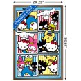 thumbnail image 3 of Hello Kitty and Friends: 21 Core - Group Photos Wall Poster, 22.375" x 34" Framed, 3 of 5