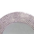 thumbnail image 2 of Benjara BM220969 Cadre en Métal Martelé Miroir Rond Debout avec Bloc Base&44; Argent, 2 of 2