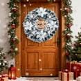 thumbnail image 6 of Cheapark Artificial Christmas Wreaths with Decorative Ribbons - Door & Wall Hanging Ornaments, Versatile Scene Decor for Holiday Homes, 6 of 6