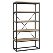 Steve Silver Magnolia Black Bookcase