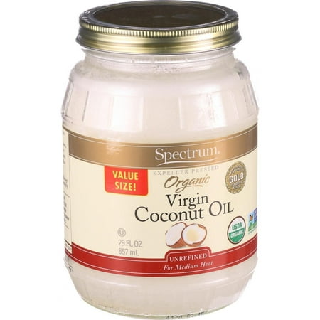 Spectrum Naturals Coconut Oil - Organic - Virgin - Unrefined - 29