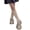 Milky white, variant on Color Calf Socks for Women Preppy Sweet Bubble Slouchy Ruffle Cuffs Hosiery School Girls Student Midde Tube Socks
