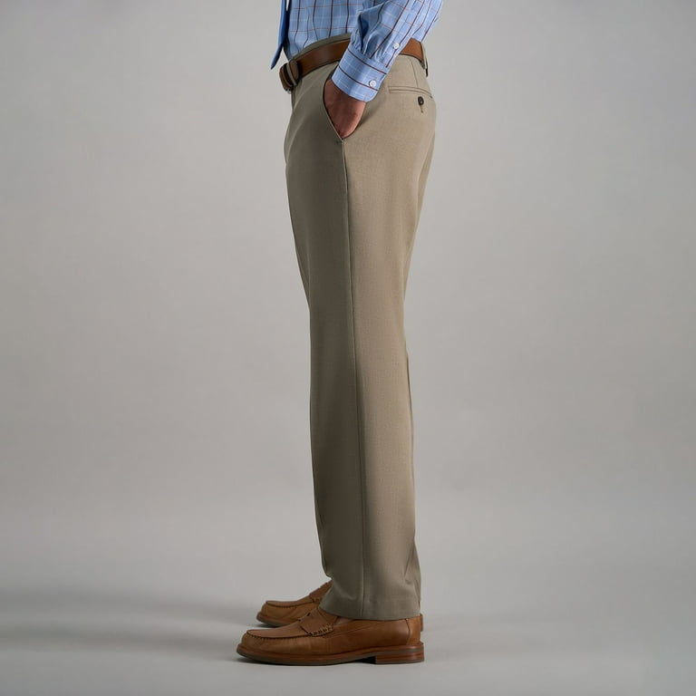 Men's Haggar® Premium Comfort Straight-Fit Flat-Front Dress