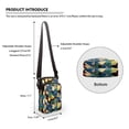 thumbnail image 6 of HELLHERO Navy Floral Tote Crossbody Small Crossbody Bags with Adjustable Strap for Daily Use, 6 of 7