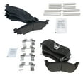 thumbnail image 2 of TRQ Front & Rear Premium Posi Semi Metallic Disc Brake Pad Kit for Ford New BFA13088, 2 of 3