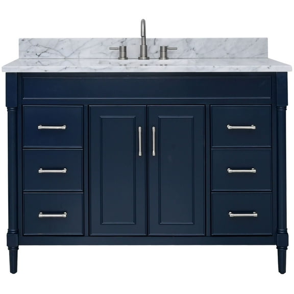 Avanity BRISTOL-VS49-NB-C Bristol 48" Free Standing Single Basin Vanity Set - Blue
