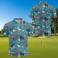 thumbnail image 4 of HUIACONG Matching Golf Shirts for Women Sleeveless Mens Tennis Shirt Short Sleeve 1/4 Zip Up Active Wear Matching Golf Outfits for Couples Running Hiking Yoga Western Horse Man S, 4 of 6