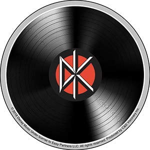 Calzini Rock Off Dead Kennedys DK Logo Repeat, Ufficiali, Cotone, Taglia Unica 40-45 EU