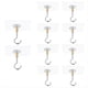 thumbnail image 1 of Paquete de 10 ganchos adhesivos de techo con velcro, soportan hasta 5 kg de carga y son ideales para colgar plantas y luces., 1 of 4