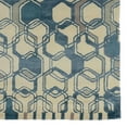 thumbnail image 2 of Aspire Wool Triangle Light Blue & Cream 2' x 3' Accent Rug, 2 of 4