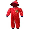 thumbnail image 2 of Harry Potter Girls Harry Potter Hogwarts Crest Hooded One Piece Pajama (6/6X), 2 of 2