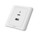 thumbnail image 1 of Receptáculo de los enchufes USB del mercado 18w 220v del cargador de pared USB Typec de los enchufes de pared del USB, 1 of 5